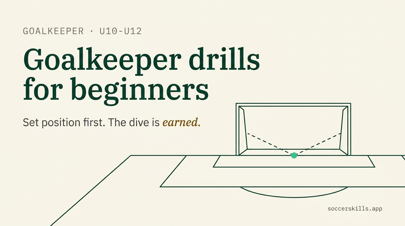 Goalkeeper drills for beginners: a real practice plan