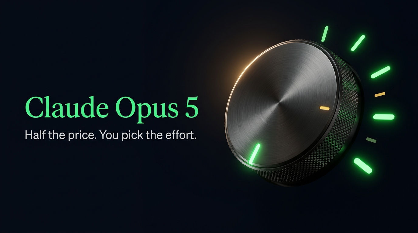 Claude Opus 5 pricing and benchmarks – near-frontier intelligence at half the cost, with an effort dial
