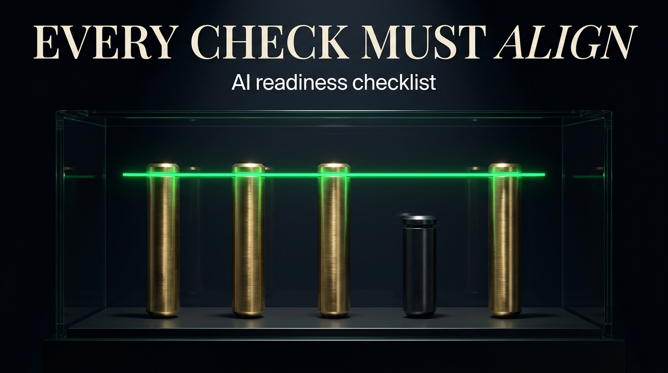 AI readiness checklist – five checks before you automate a workflow