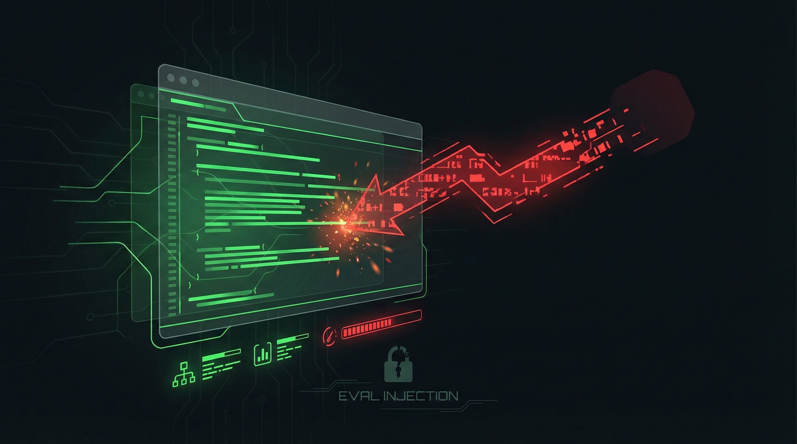 Code injection vulnerability visualization